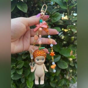 Sonny angel orange keychain